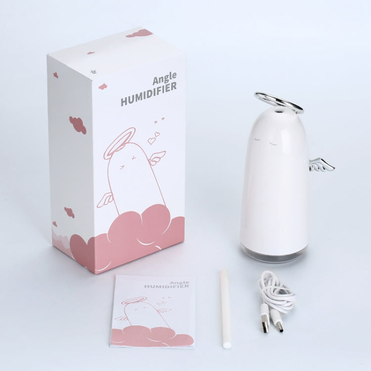 TSHM0 เครื่องทำความชื้น Mini Angel Atomizing พร้อมไฟกลางคืนสีสันสดใส ความจุแท้งค์น้ำ: 230 มล