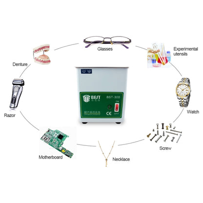 เครื่องทำความสะอาดอัลตราโซนิกแบบพกพาที่ดีที่สุด 1.8 ลิตร (แรงดันไฟฟ้า 220V), BEST 1.8L