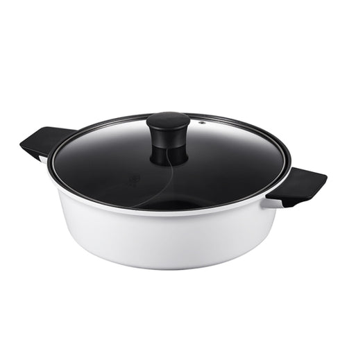 Original Xiaomi Zhiwu ซุปหม้อ 4L Non-Stick อาหาร Stockpot อลูมิเนียมหม้อร้อนไฟฟ้า, GJT03CM