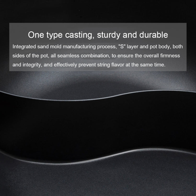Original Xiaomi Zhiwu ซุปหม้อ 4L Non-Stick อาหาร Stockpot อลูมิเนียมหม้อร้อนไฟฟ้า, GJT03CM