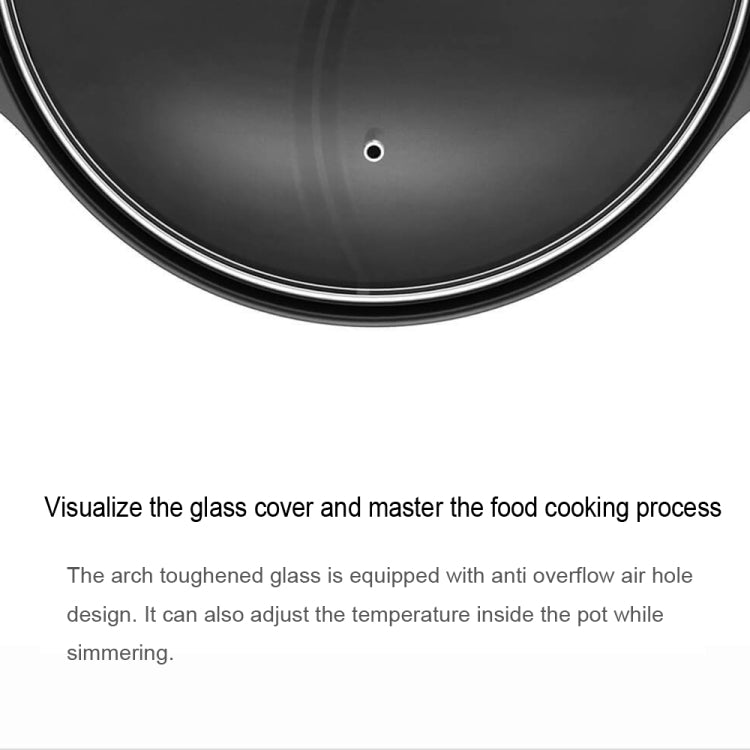 Original Xiaomi Zhiwu ซุปหม้อ 4L Non-Stick อาหาร Stockpot อลูมิเนียมหม้อร้อนไฟฟ้า, GJT03CM