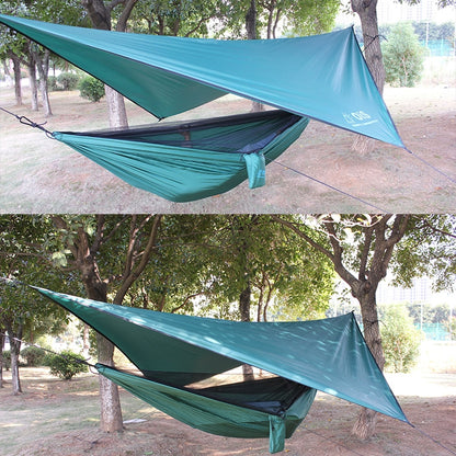 ชุดฉากหลังเปลญวนมุ้งกันยุงสภาพอากาศกลางแจ้ง, 360x290cm Lake Green