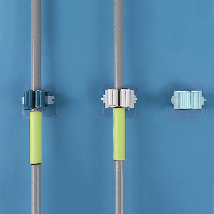 5 ชิ้นติดผนัง Mop ตะขอเก็บ No-stick Stick ห้องครัวห้องน้ำแปรงเครื่องมือ
