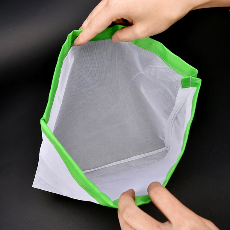 10 PCS Double-Stitched Strength กระเป๋าใส่แซนวิชผลไม้นำกลับมาใช้ใหม่ได้ถุงเก็บตาข่ายขนาด: 30 ซม. x 43 ซม. การจัดส่งสีแบบสุ่ม, Size: 30cm x 43cm