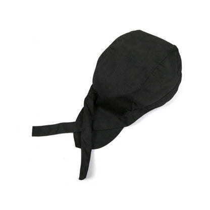 สไตล์เรียบง่าย Unisex Chef Waiter หมวกทำงานหมวกโจรสลัดหมวกผ้าโพกหัว, Turban Cap 2, Turban Cap Red, Turban Cap Black, Turban Cap stripe, Turban Cap1