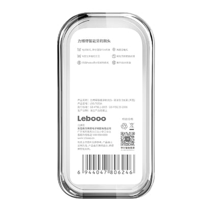 HUAWEI Lebooo LBS-T053A 2 ชิ้น หัวแปรงสีฟันอัจฉริยะ (สำหรับ HCB0001), LBS-T053A Toothbrush Head (Black), LBS-T053A Toothbrush Head (White)