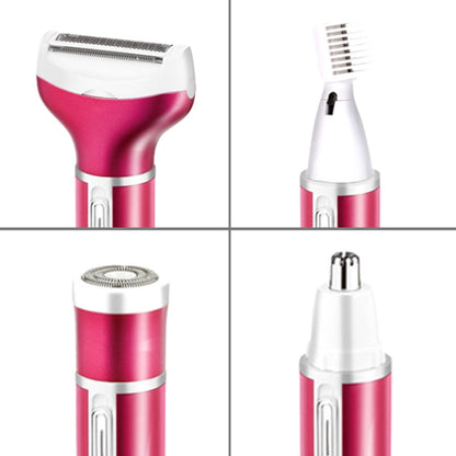 4 In 1 USB ชาร์จ Vibrissa คิ้วทริมเมอร์ผมร่างกาย Denuding เครื่องชุดพร้อมสาย USB, 4 In 1