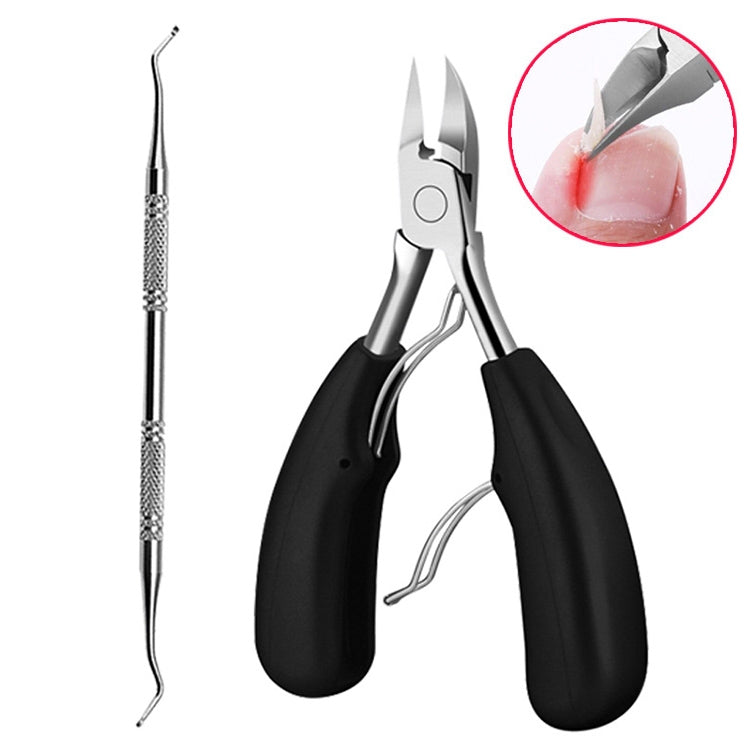 กรรไกรตัดเล็บ 2 in 1 สำหรับ Paronychia สแตนเลส Olecranon เล็บ Nipper & นักกีฬายกเล็บคุด