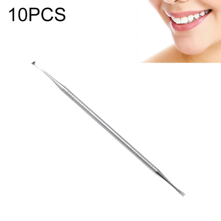 10 ชิ้นสแตนเลสจอบรูปร่างเครื่องมือทันตแพทย์, Hoe Shape