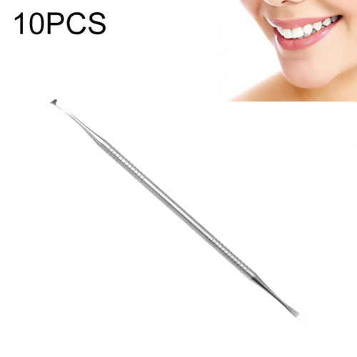 10 ชิ้นสแตนเลสจอบรูปร่างเครื่องมือทันตแพทย์, Hoe Shape