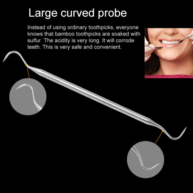 10 ชิ้นสแตนเลสจอบรูปร่างเครื่องมือทันตแพทย์, Hoe Shape