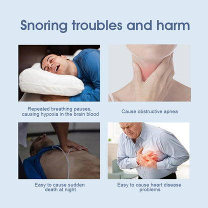 YJK100 ซิลิโคน + ABS อุปกรณ์หยุดการนอนกรน Anti Snore