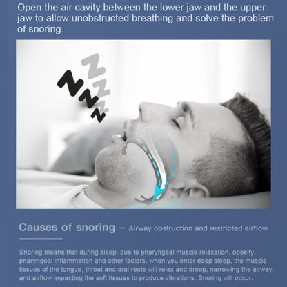 YJK100 ซิลิโคน + ABS อุปกรณ์หยุดการนอนกรน Anti Snore