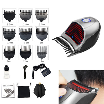 HJ-2018 Men เครื่องโกนหนวดไฟฟ้า Fader Self-help Hair Clipper พร้อมผ้า Wai + ฟองน้ำ, รุ่นมาตรฐาน, ปลั๊ก CN, with Wai Cloth + Sponge