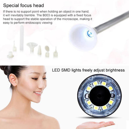 Supereyes B003+ กล้องเอนโดสโคปปากมดลูกแบบดิจิตอลอิเล็กทรอนิกส์ เครื่องมือตรวจสอบส่วนตัว กระจกตรวจสอบตัวเอง, B003+