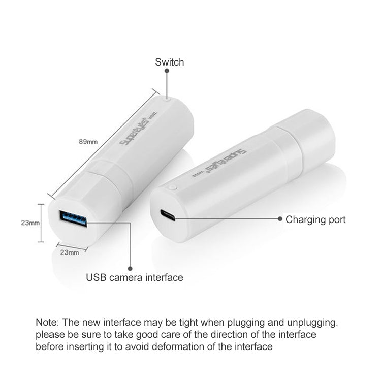 Supereyes W002 USB กล้องส่องกล้องดิจิตอลแท็บเล็ตโทรศัพท์มือถือ WIFI HD กล่องส่งสัญญาณวิดีโอ, W002