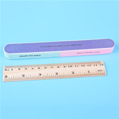 10 ชิ้นบาร์ขัดเจ็ดด้านตะไบเล็บบัฟเฟอร์ขัดสำหรับเล็บและเล็บเท้า, 1 PCS Seven Sided