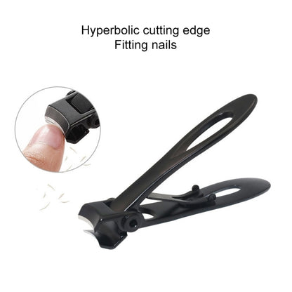 Nail Art Tool กรรไกรตัดเล็บ Stainless Steel Nail Nipper, Size: L, 8.8 x 1.6cm, Size: 8.8 x 1.6cm (Silver)