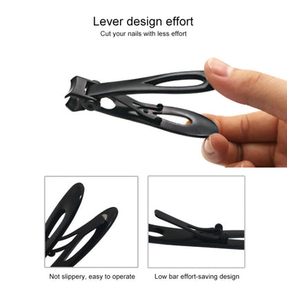 Nail Art Tool กรรไกรตัดเล็บ Stainless Steel Nail Nipper, Size: L, 8.8 x 1.6cm, Size: 8.8 x 1.6cm (Silver)