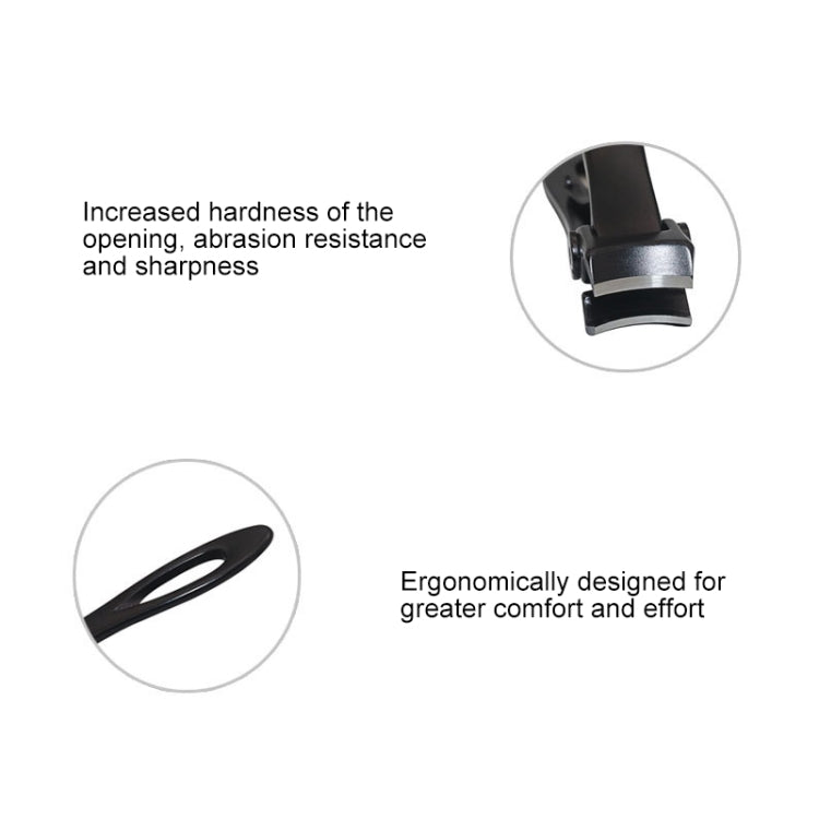 Nail Art Tool กรรไกรตัดเล็บ Stainless Steel Nail Nipper, Size: L, 8.8 x 1.6cm, Size: 8.8 x 1.6cm (Silver)