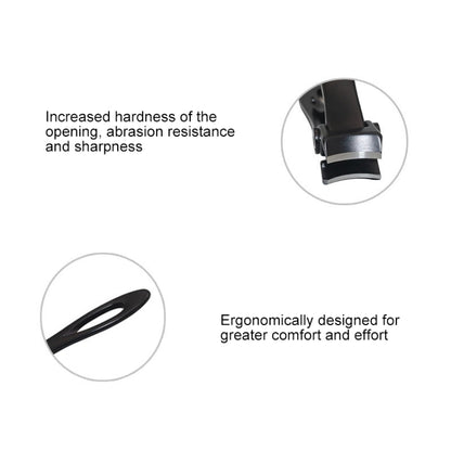 Nail Art Tool กรรไกรตัดเล็บ Stainless Steel Nail Nipper, Size: L, 8.8 x 1.6cm, Size: 8.8 x 1.6cm (Silver)