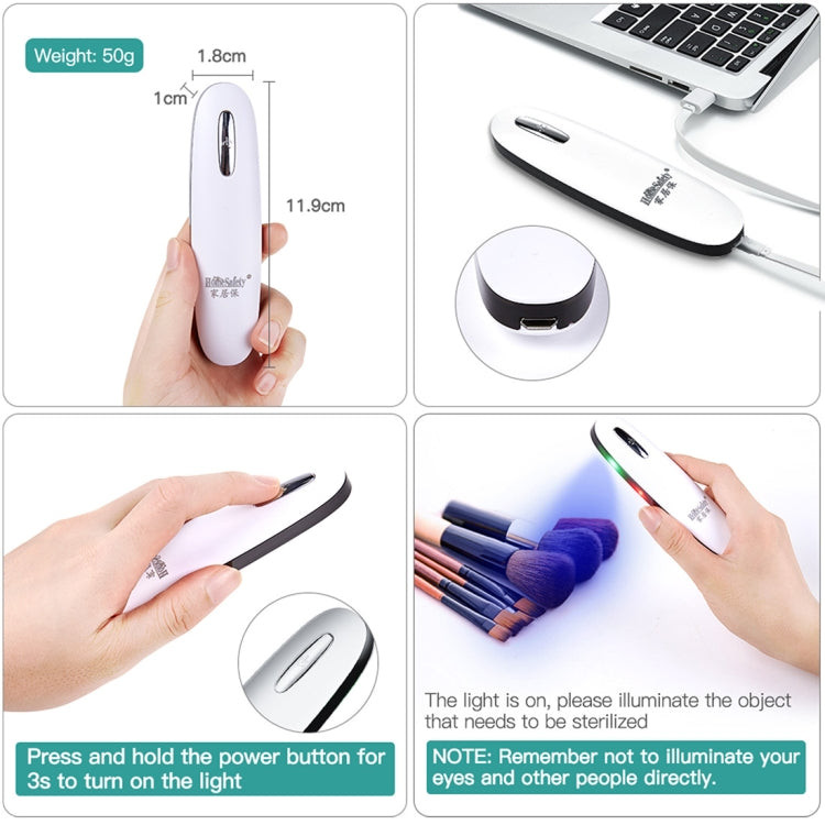 โคมไฟแท่งฆ่าเชื้อด้วยแสง UVC LED แบบพกพา, Disinfection Stick Lamp