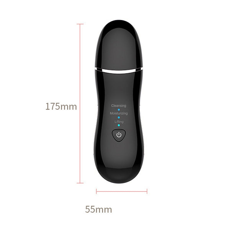 BLK-D016 อัลตราโซนิกความงามพลั่วผิวเครื่องสั่นสะเทือนในครัวเรือนทำความสะอาดผิวหน้าและซักผ้าเครื่องมือนวดเครื่องมือความงาม