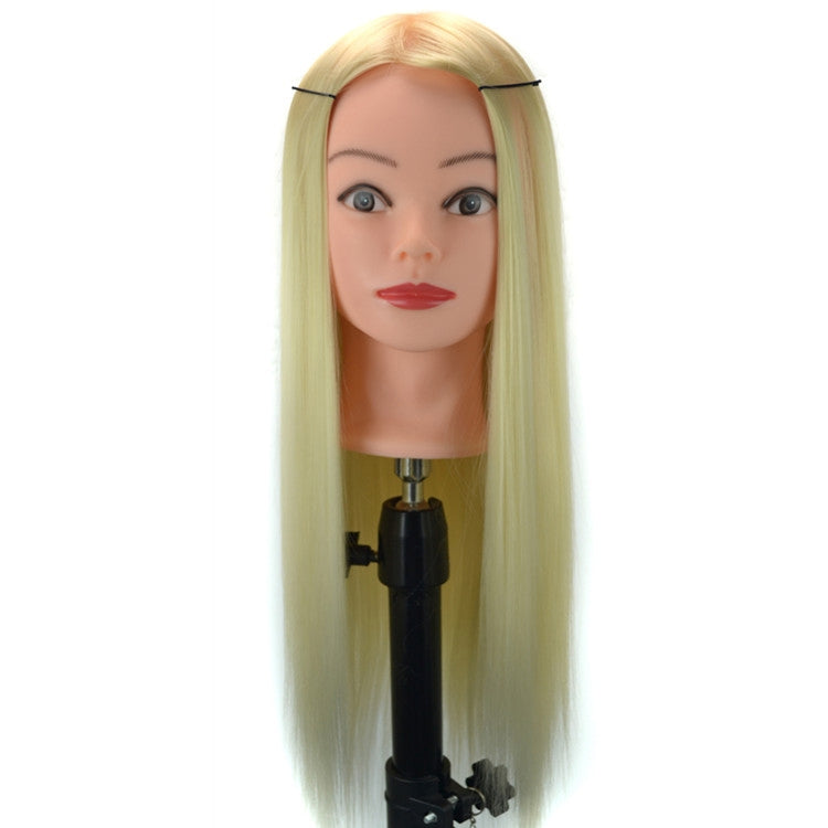 Practice Disc Hair Braided Mannequin Head วิกผมจัดแต่งทรงผมตัดหัวรุ่น, Black, Marron, Beige, Brown