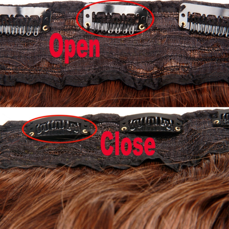 12M27 # ชิ้นเดียวไร้รอยต่อห้าคลิปวิกผมวิกผมยาวตรงชิ้น, 12M27#
