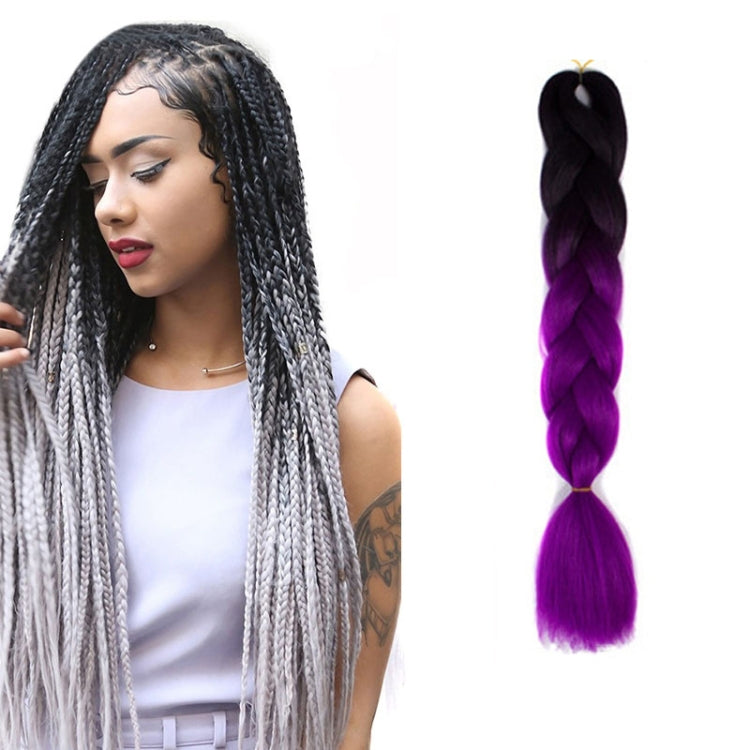 แฟชั่นสีไล่โทนสีบุคคลวิกผมถักเปียไฟเบอร์เคมี Braids ใหญ่ ความยาว: 60 ซม. (04 สีดำ + สีแดง), 04, 05, 07, 09, 10, 11, 12, 13, 14, 19, 20, 22, 23, 24, 32, 33, 39, 40, 41, 48, 52, 53, 55, 57, 58, 60