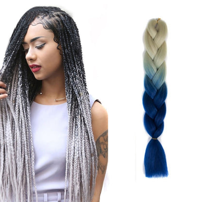 แฟชั่นสีไล่โทนสีบุคคลวิกผมถักเปียไฟเบอร์เคมี Braids ใหญ่ ความยาว: 60 ซม. (04 สีดำ + สีแดง), 04, 05, 07, 09, 10, 11, 12, 13, 14, 19, 20, 22, 23, 24, 32, 33, 39, 40, 41, 48, 52, 53, 55, 57, 58, 60
