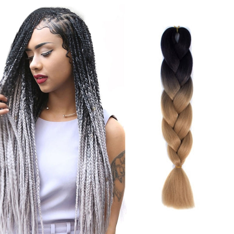 แฟชั่นสีไล่โทนสีบุคคลวิกผมถักเปียไฟเบอร์เคมี Braids ใหญ่ ความยาว: 60 ซม. (04 สีดำ + สีแดง), 04, 05, 07, 09, 10, 11, 12, 13, 14, 19, 20, 22, 23, 24, 32, 33, 39, 40, 41, 48, 52, 53, 55, 57, 58, 60