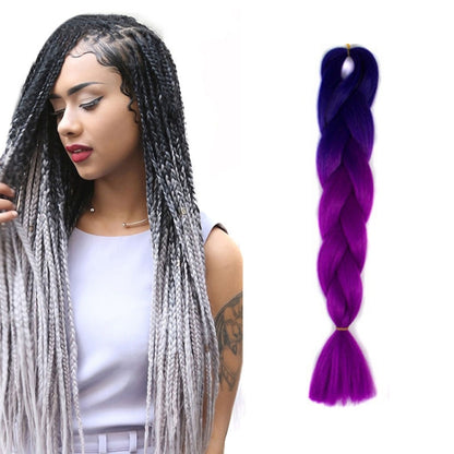 แฟชั่นสีไล่โทนสีบุคคลวิกผมถักเปียไฟเบอร์เคมี Braids ใหญ่ ความยาว: 60 ซม. (04 สีดำ + สีแดง), 04, 05, 07, 09, 10, 11, 12, 13, 14, 19, 20, 22, 23, 24, 32, 33, 39, 40, 41, 48, 52, 53, 55, 57, 58, 60