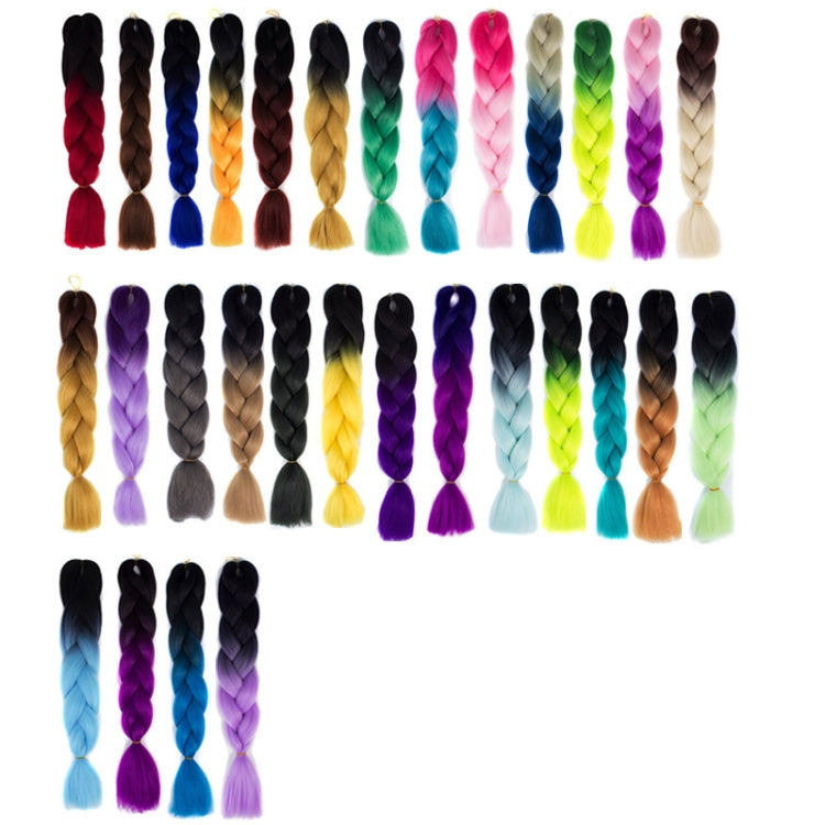 แฟชั่นสีไล่โทนสีบุคคลวิกผมถักเปียไฟเบอร์เคมี Braids ใหญ่ ความยาว: 60 ซม. (04 สีดำ + สีแดง), 04, 05, 07, 09, 10, 11, 12, 13, 14, 19, 20, 22, 23, 24, 32, 33, 39, 40, 41, 48, 52, 53, 55, 57, 58, 60