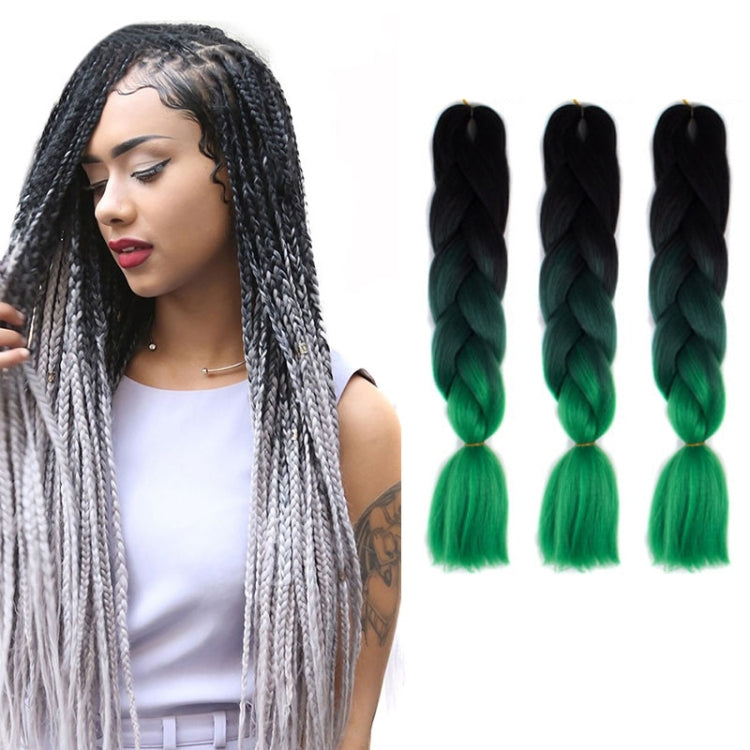 แฟชั่นสีไล่ระดับสีแต่ละวิกผมถักเปียไฟเบอร์เคมี Braids ใหญ่ ความยาว: 60 ซม.(56 สีม่วง + ทะเลสาบสีฟ้า + สีม่วงอ่อน), 21, 35, 37, 38, 44, 45, 46, 47, 49, 50, 51, 56