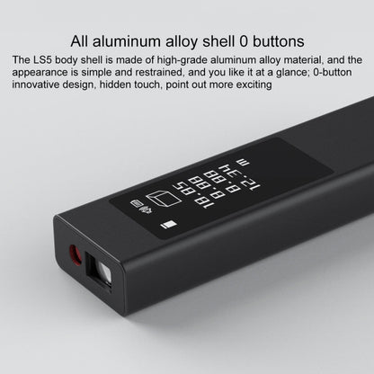 Original Xiaomi Youpin DUKA LS5 หน้าจอสัมผัสความแม่นยำสูงเครื่องวัดระยะเลเซอร์อินฟราเรด
