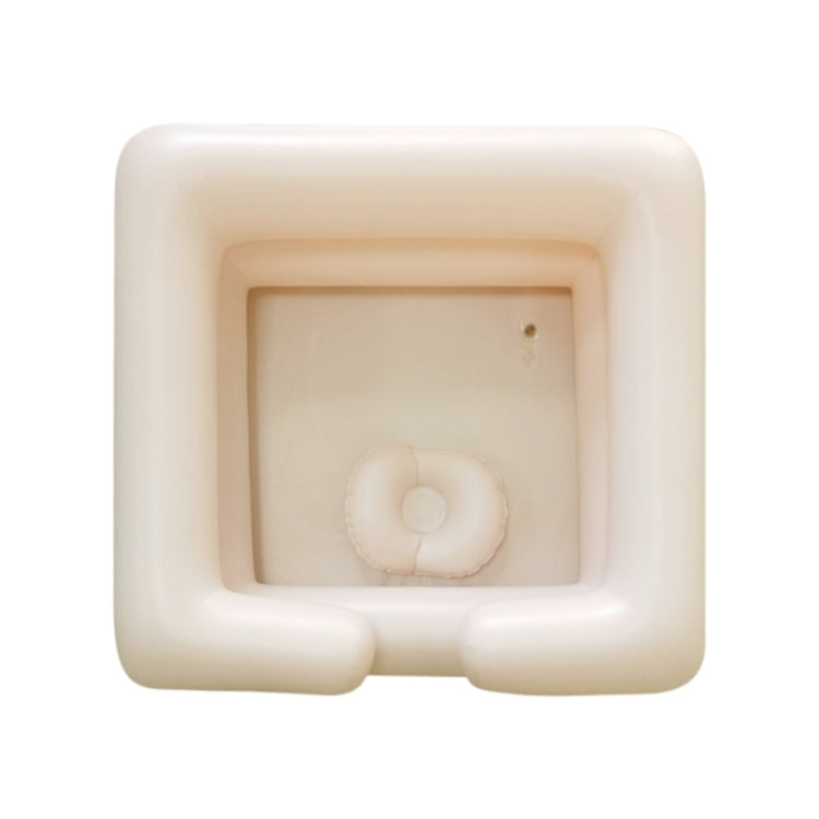 PVC แบบพกพา Square Inflatable อ่างล้างหน้า Home Care แชมพูราง, Inflatable Wash Basin