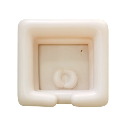 PVC แบบพกพา Square Inflatable อ่างล้างหน้า Home Care แชมพูราง, Inflatable Wash Basin