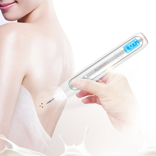 XPREEN XPRE051 Professional ไร้สายชาร์จ Mole Freckle จุดด่างดำ Tattoo Wart Removal ปากกาแท็กผิว Spot Eraser Pro Beauty Sweep Spot ปากกาชุดหน้าจอ LED และ Spotlight