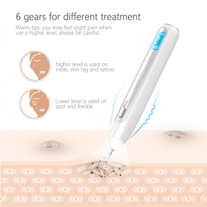 XPREEN XPRE051 Professional ไร้สายชาร์จ Mole Freckle จุดด่างดำ Tattoo Wart Removal ปากกาแท็กผิว Spot Eraser Pro Beauty Sweep Spot ปากกาชุดหน้าจอ LED และ Spotlight
