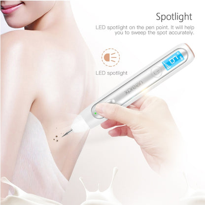 XPREEN XPRE051 Professional ไร้สายชาร์จ Mole Freckle จุดด่างดำ Tattoo Wart Removal ปากกาแท็กผิว Spot Eraser Pro Beauty Sweep Spot ปากกาชุดหน้าจอ LED และ Spotlight