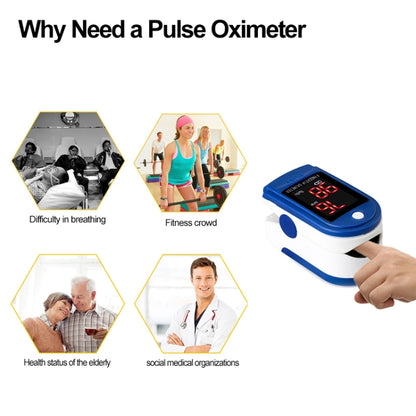 เครื่องวัดออกซิเจนในเลือดแบบแม่นยำ Finger Pulse Oximeter