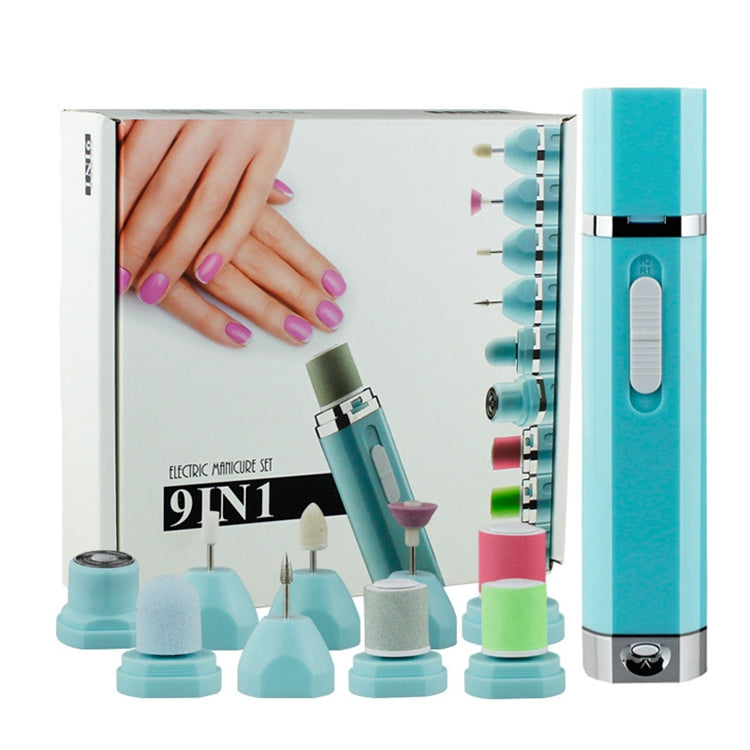 BZ-3561 ชุดเครื่องมือทำเล็บมัลติฟังก์ชั่นแบบพกพา 9 ใน 1
