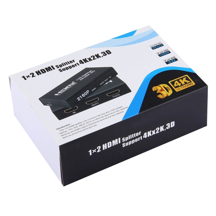 มินิ HDMI 1x2 2160P สวิตช์แยก รองรับ 4Kx2K, 3D, Support 4Kx2K, 3D