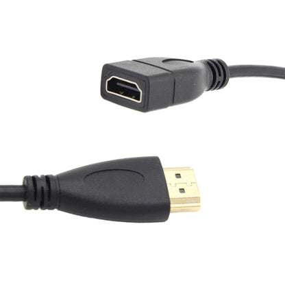 HDMI 19 Pin Male to HDMI 19 Pin Female Retractable Coiled Adapter Cable, สายขดยาวถึง 1.5 ม., HDMI AM to AF
