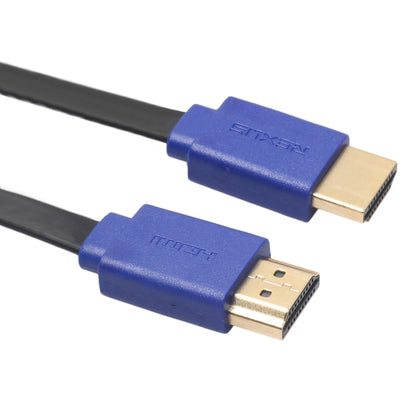 1.8 ม. HDMI 1.4 (1080P) ขั้วต่อชุบทอง HDMI ชายกับสายแบนแบบหดได้ชาย HDMI, Length: 1.8m