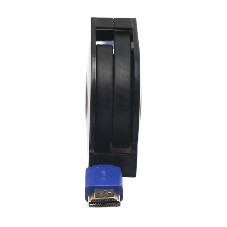 1.8 ม. HDMI 1.4 (1080P) ขั้วต่อชุบทอง HDMI ชายกับสายแบนแบบหดได้ชาย HDMI, Length: 1.8m