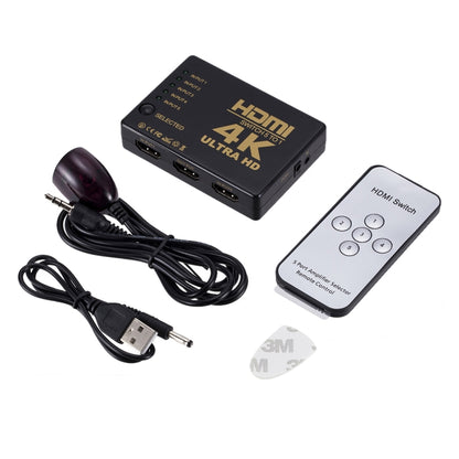 ZMT-968885 สวิตช์ HDMI 5 เป็น 1 ออก 4K * 2K HD Video Switch พร้อมรีโมทคอนโทรล, 5 into 1 out