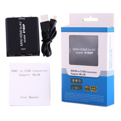 มินิ HDMI เป็น AV / CVBS ตัวแปลงสัญญาณวิดีโอคอมโพสิต, Mini HDMI to AV / CVBS