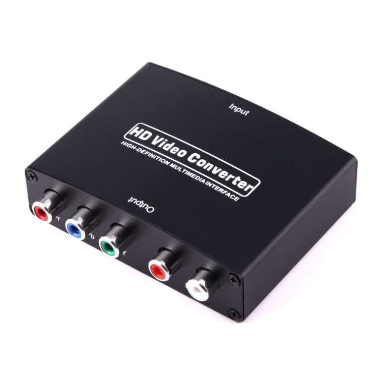 1080P HD HDMI เป็นวิดีโอ YPbPr และตัวแปลงอะแดปเตอร์เสียง R/L, HDMI to YPbPr+R/L